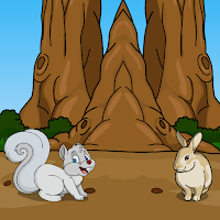 Free online html5 games - G2J Rescue The Rabbit And Squirrel game 
