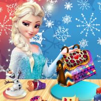 Free online html5 games - Elsa DIY Dream Purse game 