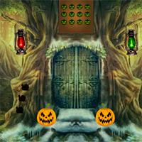 Free online html5 games - 8bGames Halloween Scared Cat Escape game 