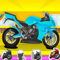 Free online html5 games - Motorbike Wash And Repair game 