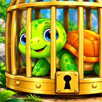 Free online html5 escape games - Free the Little Cute Turtle