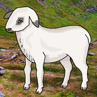 Free online html5 games - Big Mountain Lamb Escape game - Games2rule 
