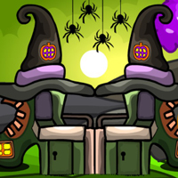 Free online html5 games - G2M Halloween Witch Mountain Escape game - Games2rule 