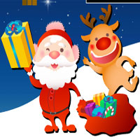 Free online html5 games - RetroBall Christmas game 