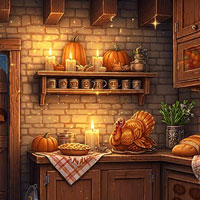 Free online html5 escape games - Thanksgiving Magical Chef Escape 