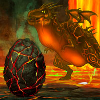 Free online html5 games - Escape from Fire Dragon Landscape game - Games2rule 