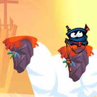 Free online html5 games - Rope Ninja game 