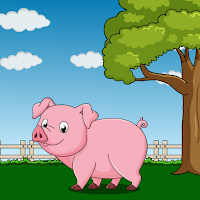 Free online html5 games - G2J Rescue The Cute Farm Pig game 