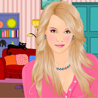 Free online html5 games - Hilary Duff Secret Makeover game 