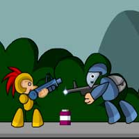 Free online html5 games - Red Tassled Fighter game 