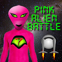 Free online html5 games - Pink Alien Battle game 