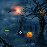 Free online html5 games - Halloween Night Escape game - Games2rule 
