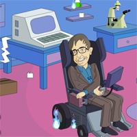 Free online html5 games - Games4Escape Stephen Hawking House Escape game - Games2rule 