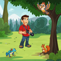 Free online html5 games - Wow Trapped Photographer Escape game 