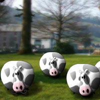 Free online html5 games - Exploding Cow Milk Crisis game 