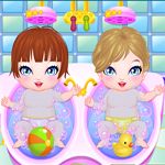 Free online html5 games - My Newborn Twins game 