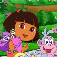 Free online html5 games - Dora The Explorer Objects game 