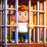 Free online html5 escape games - Save the Boy from the Snake
