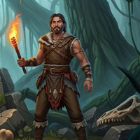 Free online html5 escape games - Ancient Dinosaur Hunter Escape