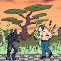 Free online html5 games - Super Ninja Strike game 