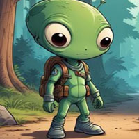Free online html5 games - Rescue Lost Alien Student game 