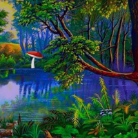 Free online html5 games - Magic Fantasy Flower Forest Escape game - Games2rule 