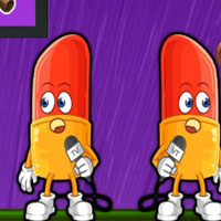 Free online html5 games - 8B Charming Lipstick Girl Escape game 
