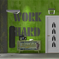 Free online html5 games -  8b Work Hard Gym Escape game 