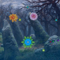 Free online html5 games - Bigescape Flower Fantasy Forest game - Games2rule 