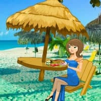 Free online html5 games - Beach Hungry Girl Escape HTML5 game 