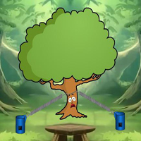Free online html5 games - Tied Tree Escape game 