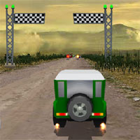 Free online html5 games - Super 4x4 Rally game 