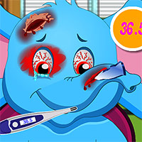 Free online html5 games - Baby Jumbo Face Injury game 