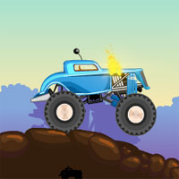 Free online html5 games - MMX Hill Climb game 