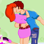 Free online html5 games - Birthday Kissing game 
