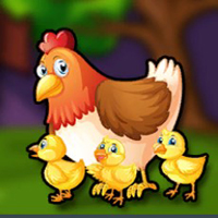 Free online html5 games - G2J Chicken Family Escape game 