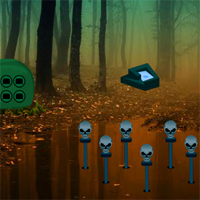 Free online html5 games - Mystical Halloween Forest Escape game - Games2rule 