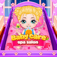 Free online html5 games - Baby care spa salon game 