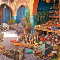 Free online html5 games - Arabian Artifacts game 