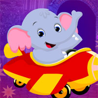 Free online html5 games - G4K Sedate Elephant Cub game 