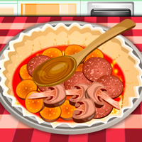 Free online html5 games - Baking Pizza Pie game 