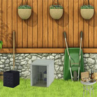 Free online html5 games - Escape Game House Garden game 