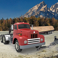 Free online html5 games - Cargo Lumber Transporter game 