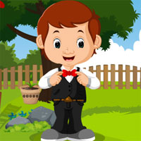 Free online html5 games - G4K Handsome Waiter Boy Rescue  game 