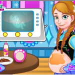 Free online html5 games - Anna And Kristoff Care Newborn Princess game 