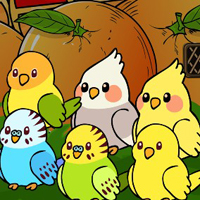Free online html5 games - G2J Budgerigar Family Escape game - Games2rule 