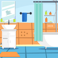 Free online html5 games - Vibrant Bathroom Escape game 