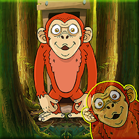 Free online html5 games - G2J Red Monkey Rescue From Forest game - Games2rule 