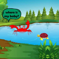 Free online html5 games - Wow Help Innocent Crab Mom game 