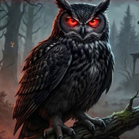 Free online html5 escape games - Dark Owl Twilight Terror Escape